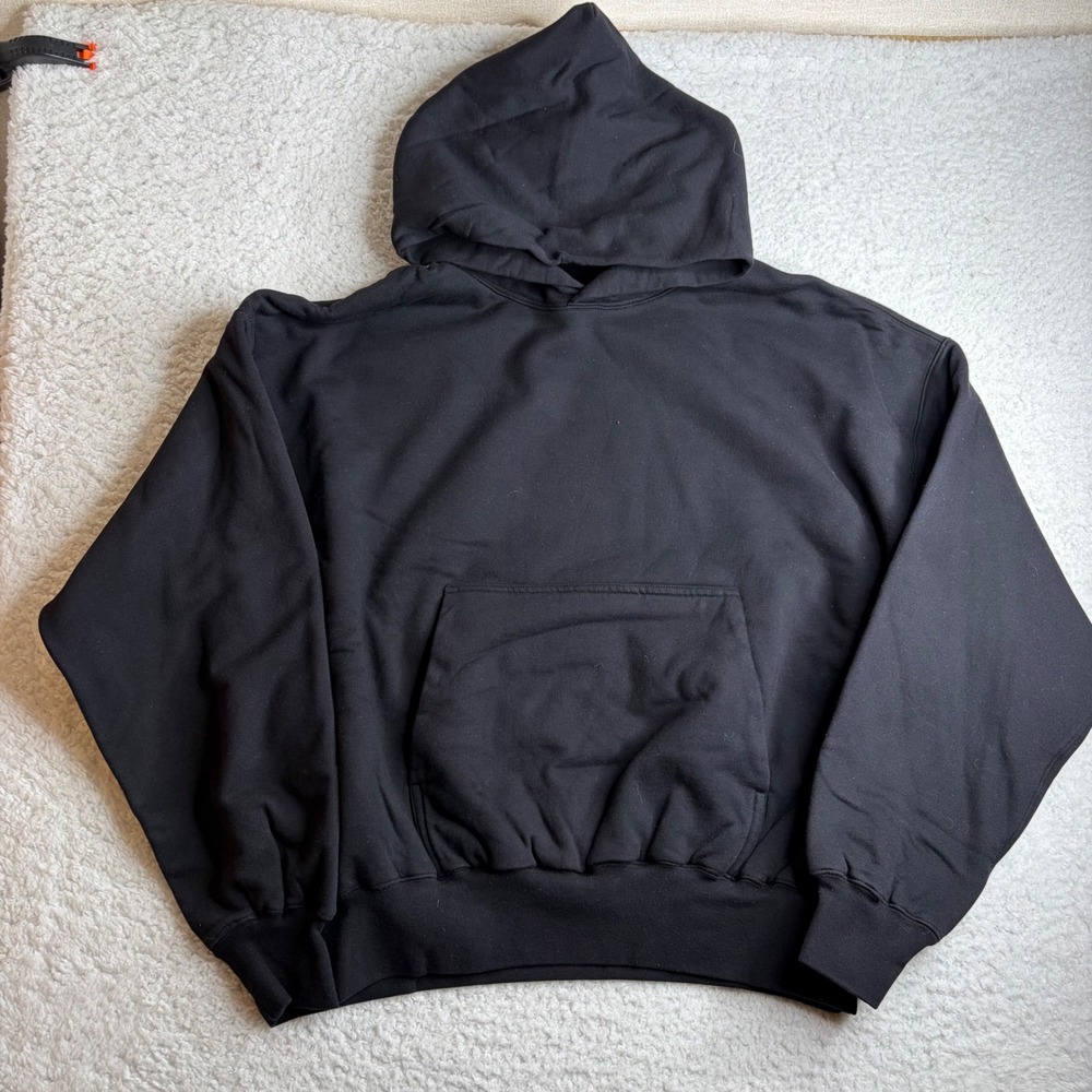 Yeezy Gap Engineered by Balenciaga Dove Shrunken Hoodie Black XL S/701377a-03